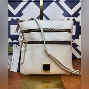 Dooney & Bourke Apollo Triple Zip Crossbody NWT